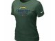 Women San Diego Charger D.Green T-Shirt