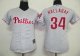 women Baseball Jerseys philadephia phillis #34 halladay grey
