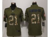 nike nfl green bay packers #21 clinton-dix army green salute to service limited jerseys