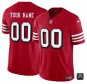 San Francisco 49ers Customized Scarlet 2023 F.U.S.E. Vapor Untouchable Alternate Limited Football Stitched Jersey