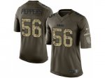nike nfl green bay packers #56 julius peppers army green salute to service limited jerseys