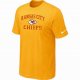 Kansas City Chiefs T-Shirts Yellow