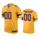 Minnesota Vikings Custom Gold Inverted Legend Jersey