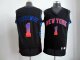 nba new york knicks #1 stoudemire black jerseys [limited edition