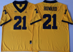 Michigan Wolverines YELLOW #21 HOWARD