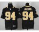 nike nfl new orleans saints #94 jordan elite black jerseys