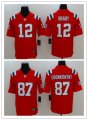 Nike NFL New England Patriots Top Players Color Red Rush Vapor Untouchable Limited Jersey