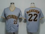 Baseball Jerseys pittsburgh pirates #22 mccutchen grey(cool base