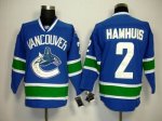 Hockey Jerseys vancouver canucks #2 hamhuis blue