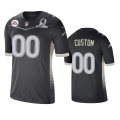 Los Angeles Chargers Custom Anthracite 2021 AFC Pro Bowl Game Jersey