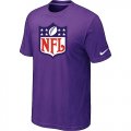 Nike NFL Sideline Legend Authentic Logo Purple T-Shirt