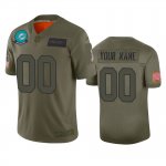 Miami Dolphins Custom Camo 2019 Salute to Service Limited Jersey