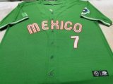 Custom Green Mexico Baseball 2023 World Baseball Classic Replica Jersey