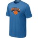 nba new york knicks big & tall primary logo L.blue T-Shirt