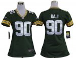 nike women nfl green bay packers #90 raji green jerseys
