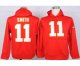 nike nfl kansas city chiefs #11 alex smith red [pullover hooded