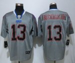 Men NFL New York Giants #13 Odell Beckham Jr Nike Grey Lights Out Elite Jerseys