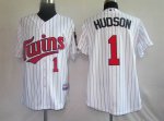 Baseball Jerseys minnesota twins #1 hudson white