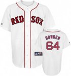 youth mlb jerseys boston red sox #64 bowden white cheap jerseys