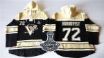 men nhl pittsburgh penguins #72 patric hornqvist black sawyer hooded sweatshirt 2017 stanley cup finals champions stitched nhl jersey