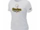 Women Pittsburgh Steelers White T-Shirt