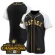 Houston Astros 2023 Champions Black White Authentic Stitched Blank Jerseys