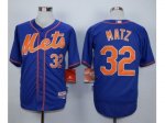 MLB New York Mets #32 Steven Matz Blue jerseys