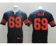 nike nfl chicago bears #69 allen elite blue [number orange]