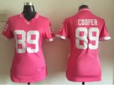 2015 women nike Oakland Raiders #89 Cooper pink jerseys