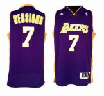 nba los angeles Lakers #7 sessions purple cheap jerseys(sessions