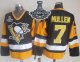 Men Pittsburgh Penguins #7 Joe Mullen Black CCM Throwback 2017 Stanley Cup Finals Champions Stitched NHL Jersey