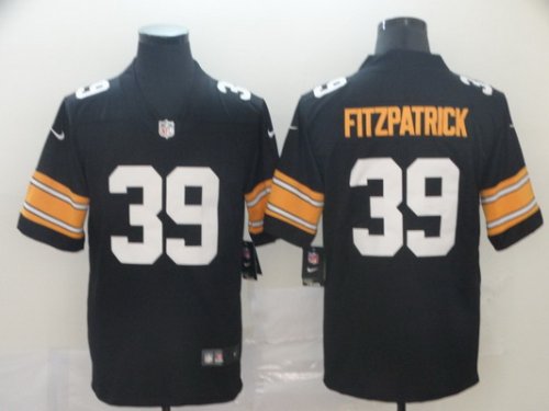 2020 New Football Pittsburgh Steelers #39 Minkah Fitzpatrick Black New Vapor Untouchable Limited Jersey