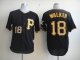 mlb pittsburgh pirates #18 walker black jerseys