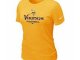 Women Minnesota Vikings Yellow T-Shirt