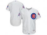 mlb chicago cubs blank majestic white flexbase authentic collection jerseys with 100 years at wrigley field commemorative patch