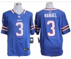 nike nfl buffalo bills #3 manuel elite blue jerseys