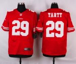 nike san francisco 49ers #29 tartt red elite jerseys