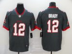 Cheap Football Tampa Bay Buccaneers #12 Tom Brady 2020 Stitched Pewter Alternate Vapor Limited Jersey