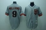Baseball Jerseys san francisco giants #9 williams m&n grey
