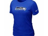 Women Seattle Seahawks Blue T-Shirts