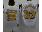nba los angeles lakers #33 bryant throwback white jerseys