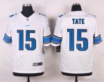 nike detroit lions #15 tate elite white jerseys