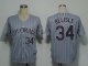 Baseball Jerseys colorado rockies #34 belisle grey(cool base)(bl