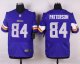 nike minnesota vikings #84 patterson purple elite jerseys