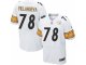 Nike Pittsburgh Steelers #78 Alejandro Villanueva white elite Je