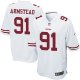 Men San Francisco 49ers #91 Arik Armstead Game White Custom Nike NFL Jerseys