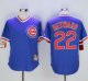 mlb chicago cubs #22 jason heyward blue cooperstown stitched jerseys