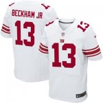 Nike New York Giants #13 Odell Beckham jr white Jerseys [elite]