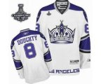 nhl jerseys los angeles kings #8 doughty white[2014 Stanley cup