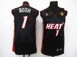 Basketball Jerseys miami heat #1 chris bosh Swingman black[2011